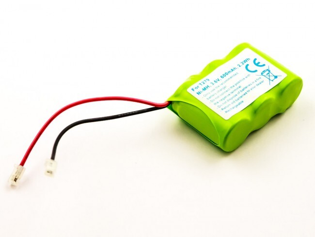Battery Pack 3.6V 600mAh NiMH Rechargeable Tauschpack Universal 43.8x30.3x14.4mm