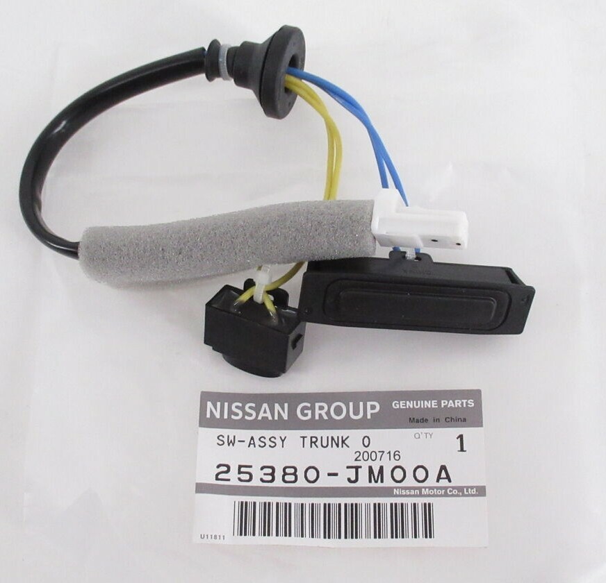 Genuine OEM Nissan 25380-JM00A Liftgate Hatch Release Switch Assy