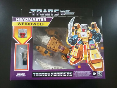 Transformers Headmaster Wierdwolf & Monxo NEW G1 Retro Packaging Walmart 2020