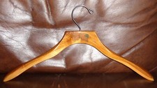 Vintage Unmarked Wooden Clothing 17.5" Hanger MCM