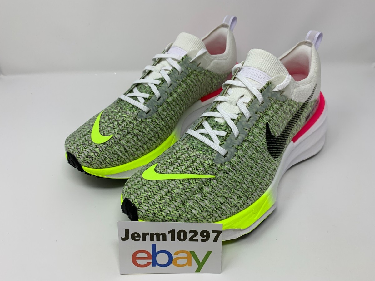 New Men's Nike ZoomX Invincible Run FK 3 Green White Running
