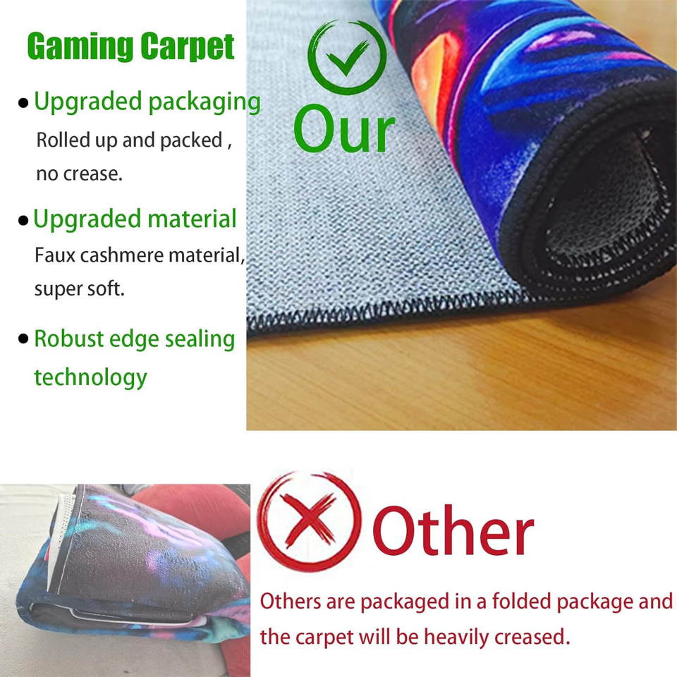 Video Game Door Mats Rugs Carpets Gameing for Kids Teen Boy Room