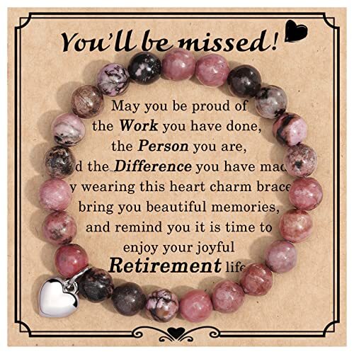 Retirement Gifts for Women 2024 Coworker, Cool Best Teacher Classy Retired Brac