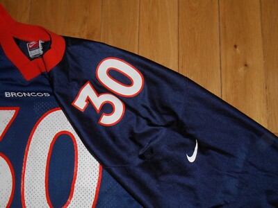 90s Nike White Tag Terrell Davis DENVER BRONCOS Mens NFL Team