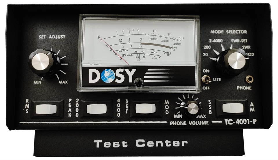 Dosy TC4001P CB Radio Illuminated Benchtop 4000 Watt Power and SWR Meter - Image 2 of 4