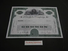 Ford Motor Company 1950's stock certificate COPY of original document item # 9.