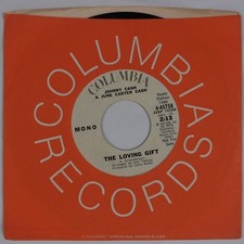JOHN CASH & JUNE CARTER CASH: The Loving Gift USA DJ Promo 45 NM-