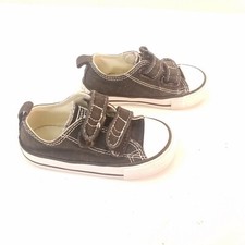 Converse All Star Chuck Taylor Low Top Canvas Shoes Black Size 5 Baby Infant