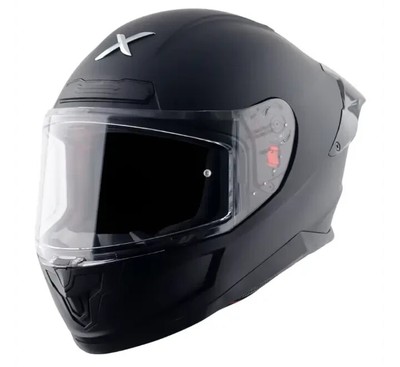 Helmet full face motorcycle  Axor Saber Dull / Matt Black ECE 22.05 DOT FMVS 218
