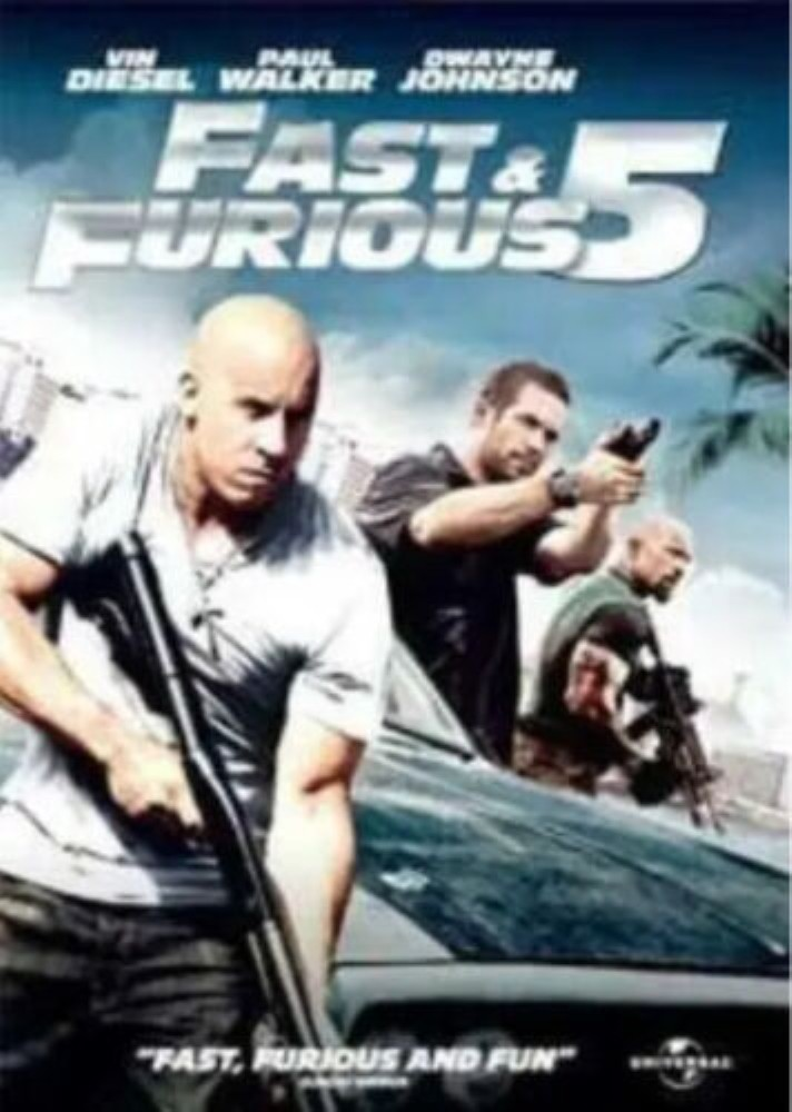 Fast & Furious 5 DVD (2011) FREE SHIPPING