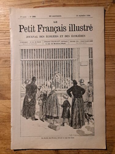 Le Petit Français illustré: Journal des écoliers - (15 Septembre 1894 - N°290) - Afbeelding 1 van 8
