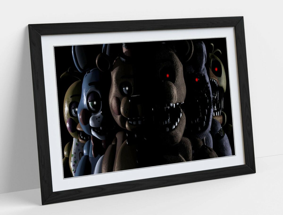 Five Nights at Freddy's - FNAF 2 - Shadow Freddy | Metal Print