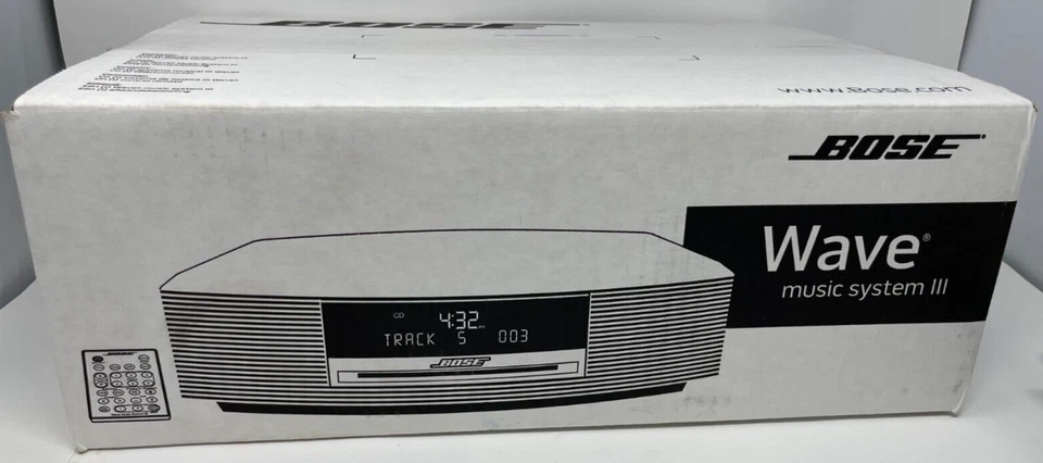 Bose Wave Music System III CD Player AM/FM Radio - Limited Edition Midnight Blue - Image 4 of 4