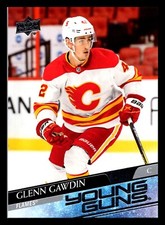 2020-21 Upper Deck Young Guns # 726 Glenn Gawdin Calgary Flames**FREE SHIPPING**
