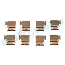 RAP BRAKES Zubehörsatz, Scheibenbremsbelag R-U0008 für PEUGEOT RENAULT