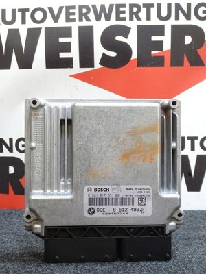 Motorsteuerung ECU Motorsteuergerät BMW 118d 105kw e81 Bj05 8512499 0281017551