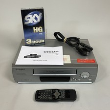 Orion Video Cassette Recorder VHS VCR Player + Remote Cables & Tape | SERVICED