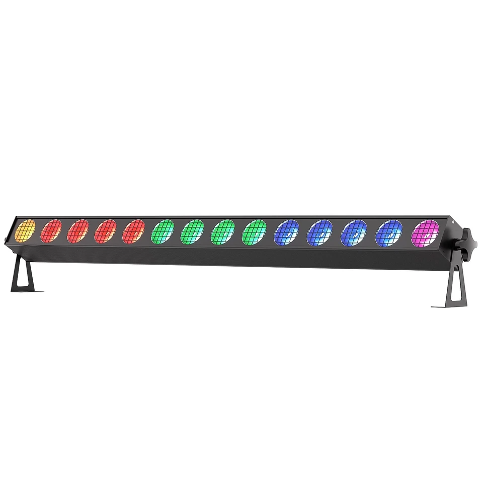 14LED COB Strobe Wall Wash Light Stage Effect Beam Lights RGBW DMX DJ Lighting - Image 3 of 4