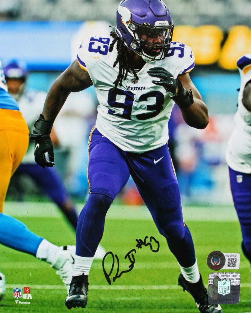 Patrick Jones Autographed Signed Minnesota Vikings Vikings 8x10 Stance Photo-Beckett W Hologram *Black 