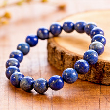 AA grade Lapis Lazuli Stone Bracelet Blue Gemstone Healing Women Men Bracelet