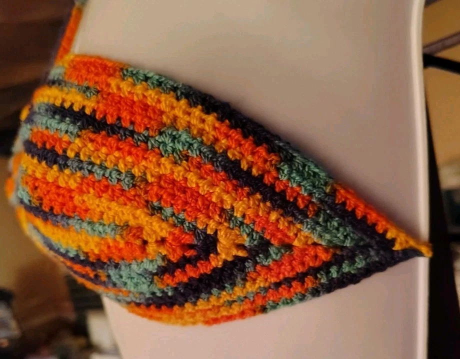 WOW! Bonito top de bikini/alter de ganchillo elástico hecho a mano para talla M a M|L Foto 4 de 4