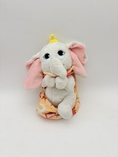 Disney Babies Dumbo Plush Swaddle Lovey Security Blanket Yellow Elephant
