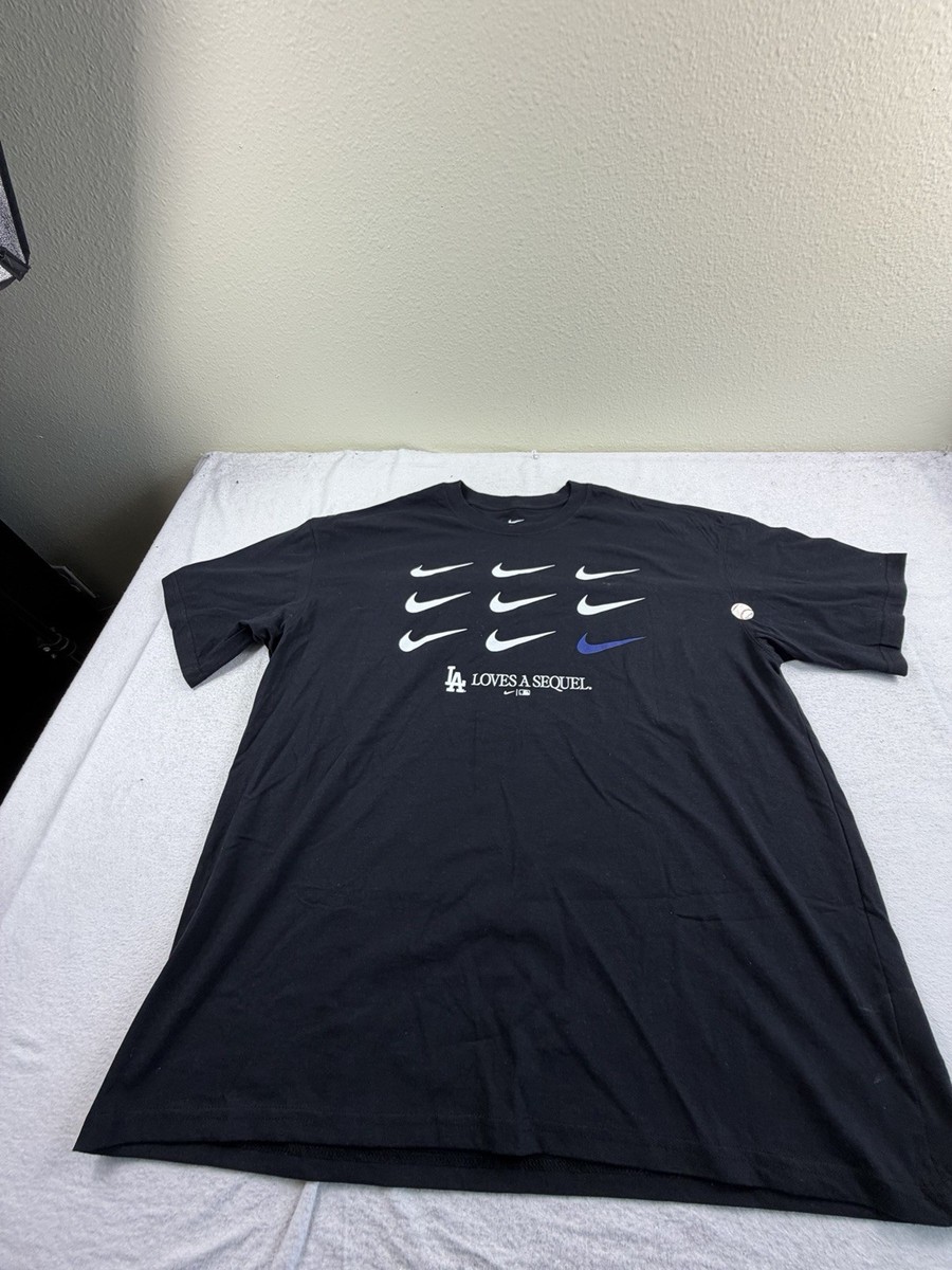 Los Angeles Dodgers Nike 2025 Champions LA Loves A Sequel Shirt