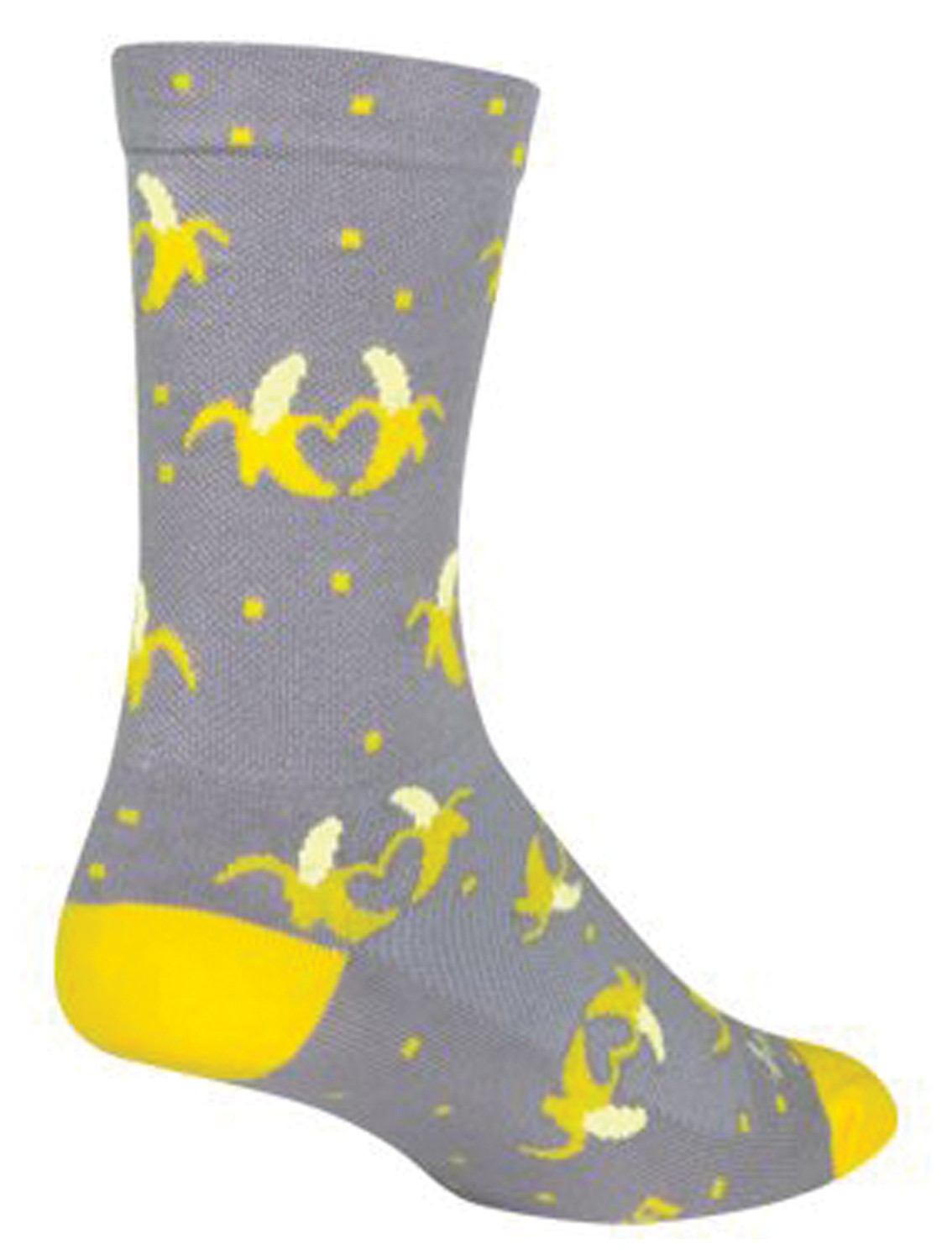 SockGuy Bananas Crew Sock - Влагоотводящий растягивающийся по размеру носок для велосипедной обуви 3790₽