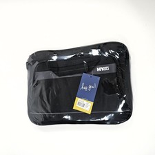15" Laptop Messenger Tablet Ipad Bag Black Shoulder Strap System New With Tags