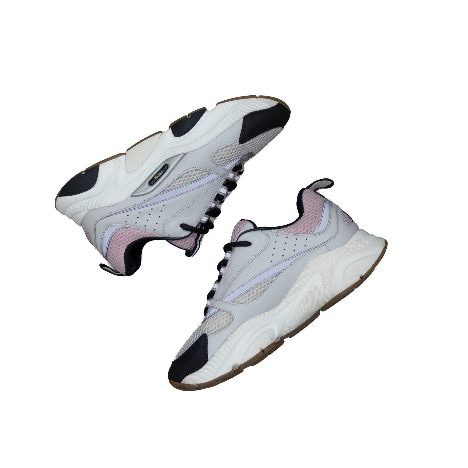 Dior B-22 Chunky Mesh Sneakers – Grey / Pink - Size EU 41 / US 10 image 5
