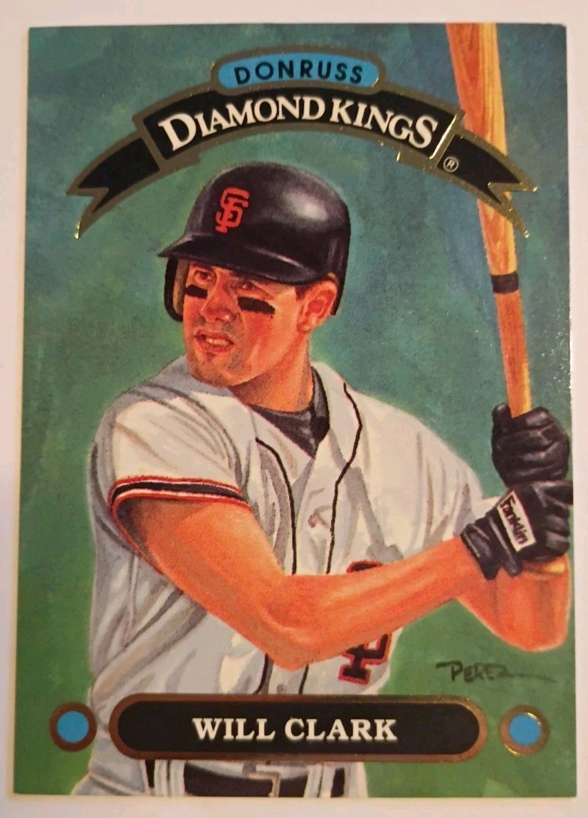 Will Clark #DK-2 (Baseball Cards 1992 Donruss Diamond Kings) — is it worth grading?