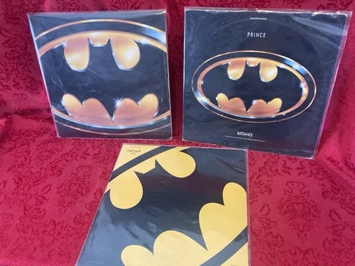 A Lot Of 3 Prince Batman Vinyl Record Lps 1989