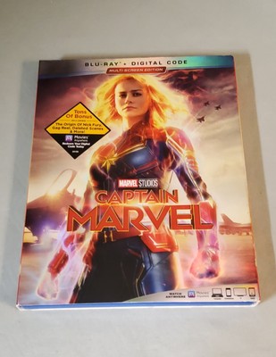 CAPTAIN MARVEL Blu-ray with Slipcover 