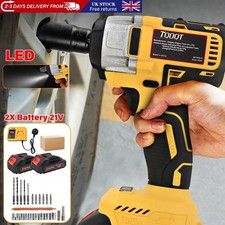 1/2" 2000NM High Torque Impact Wrench Brushless Cordless Battery Impact Gun Kit