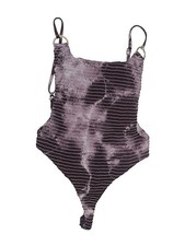 Blue Life Women Purple One Piece Swimsuit L