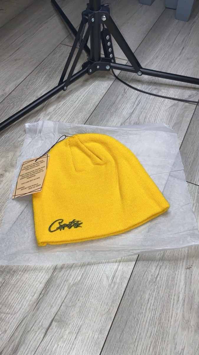 Yellow corteiz Skull Cap / Beanie | eBay UK