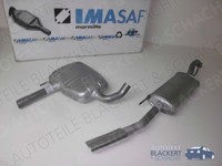 Imasaf Auspuffset Mitteltopf+Endtopf für VW Passat 35I + Variant 2.0 1990-1993