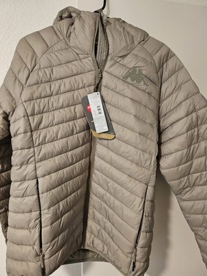 Kappa L Men s Puffer Jacket Beige Primaloft Lightweight Zipped Pockets