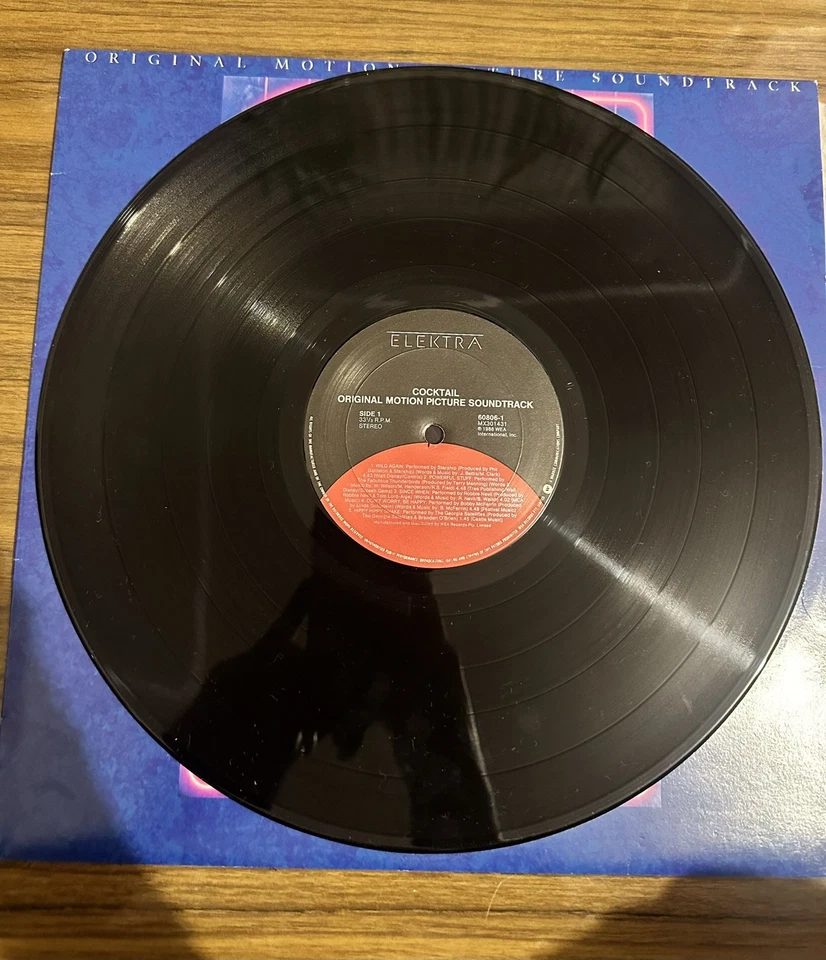 COCKTAIL Movie Motion Picture Soundtrack Vinyl LP Record Album The Beach Boys - Image 4 of 4