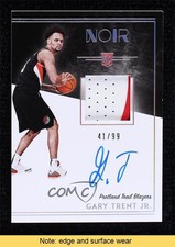 2018-19 Panini Noir Rookie Color 41/99 Gary Trent Jr #374 Patch Auto READ 7zf