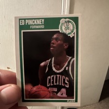 Fleer 1989-90 Ed Pinckney #13 Boston Celtics Basketball Card Vintage