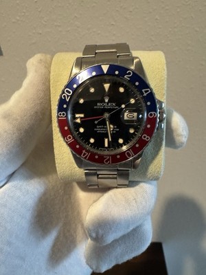 Rolex GMT-Master 16750  Pepsi    8M Serial (c.1985)   Spider Dial   Vintage