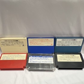 Nintendo Famicom NTSC-J 6 Game Lot Mario Devil World Joy Mech Castlevania