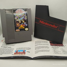 Conquest Of The Crystal Palace NES Game Manual & Sleeve Authentic Very Clean 