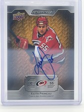 2023-24 Upper Deck Engrained Autographs Keith Primeau Auto Carolina Hurricanes