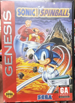 SEGA Sonic Spinball (Sega Genesis) Manual Multiplayer Pinball NTSC-U/C 1993