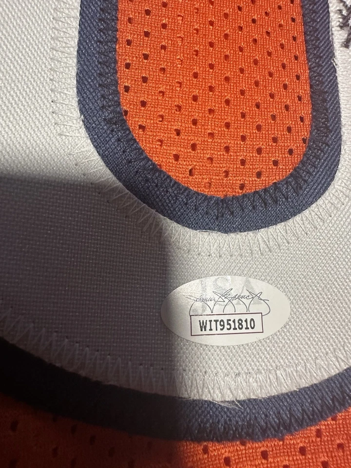 Bernard Berrian Chicago Bears Autographed Jersey with JSA COA - Изображение 2 из 2