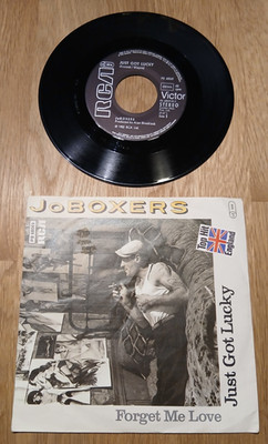 JO BOXERS - JUST GOT LUCKY / FORGET ME LOVE - 7'' - SINGLE -  VG++ -