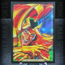 2024 Marvel Masterpieces '92 PLATINUM - Loki - #50 LENTICULAR MINT