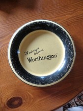 Worthington Brewery Vintage Saucer Style Coaster Beer Mat